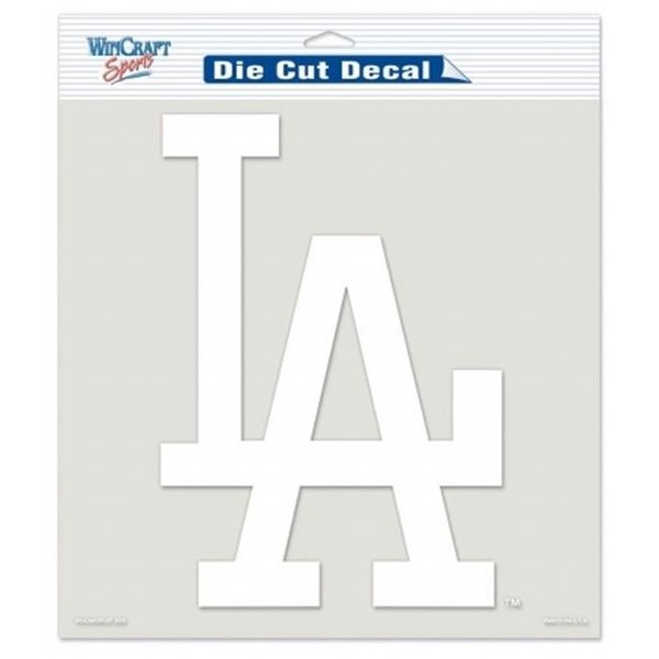 Wincraft Los Angeles Dodgers Decal 8x8 Perfect Cut White 3208524916